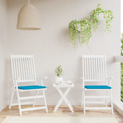 Tuinstoelkussens 2 st 50x50x3 cm blauw