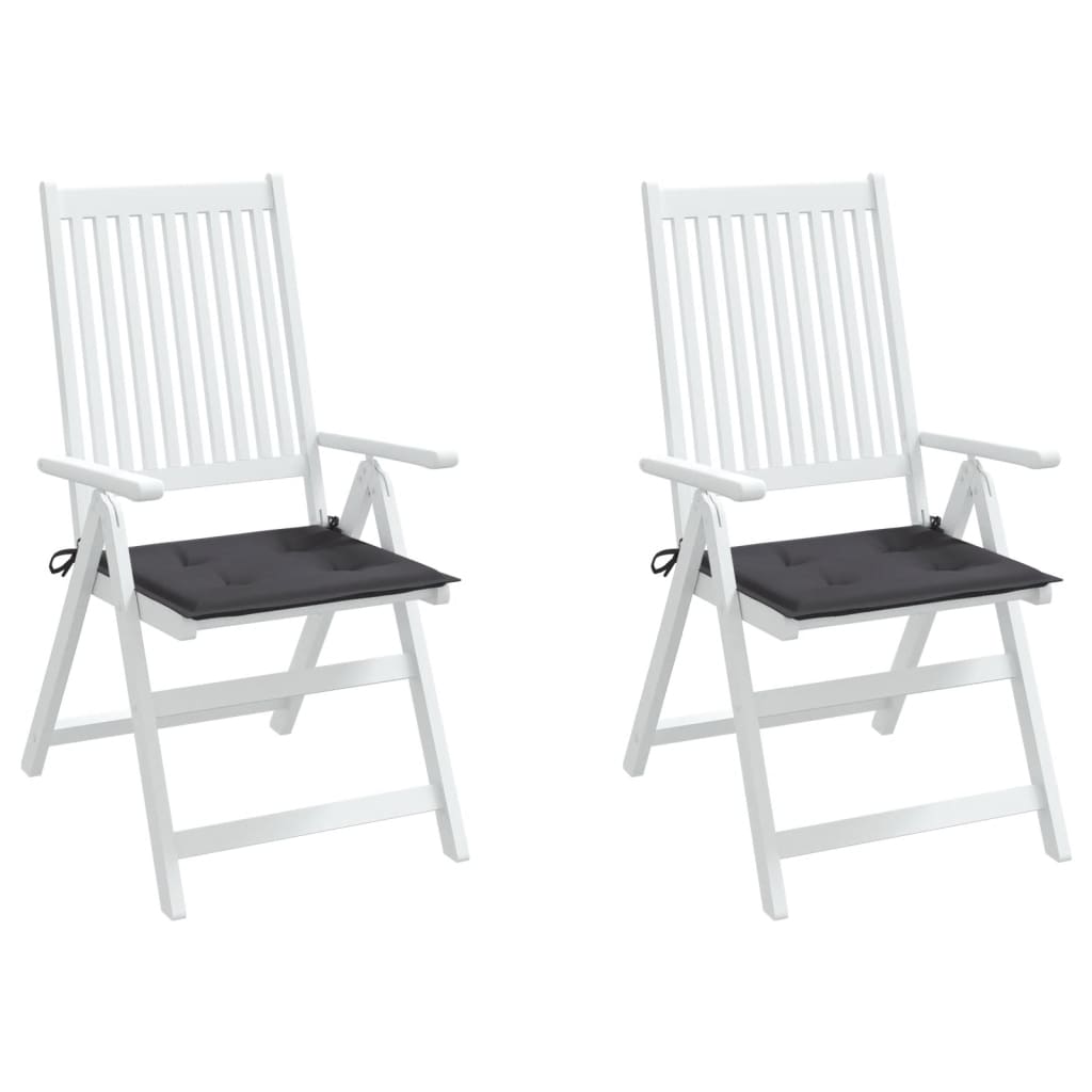 Tuinstoelkussens 2 st 50x50x3 cm oxford stof antracietkleurig 2 50 x 50 x 3 cm Antraciet