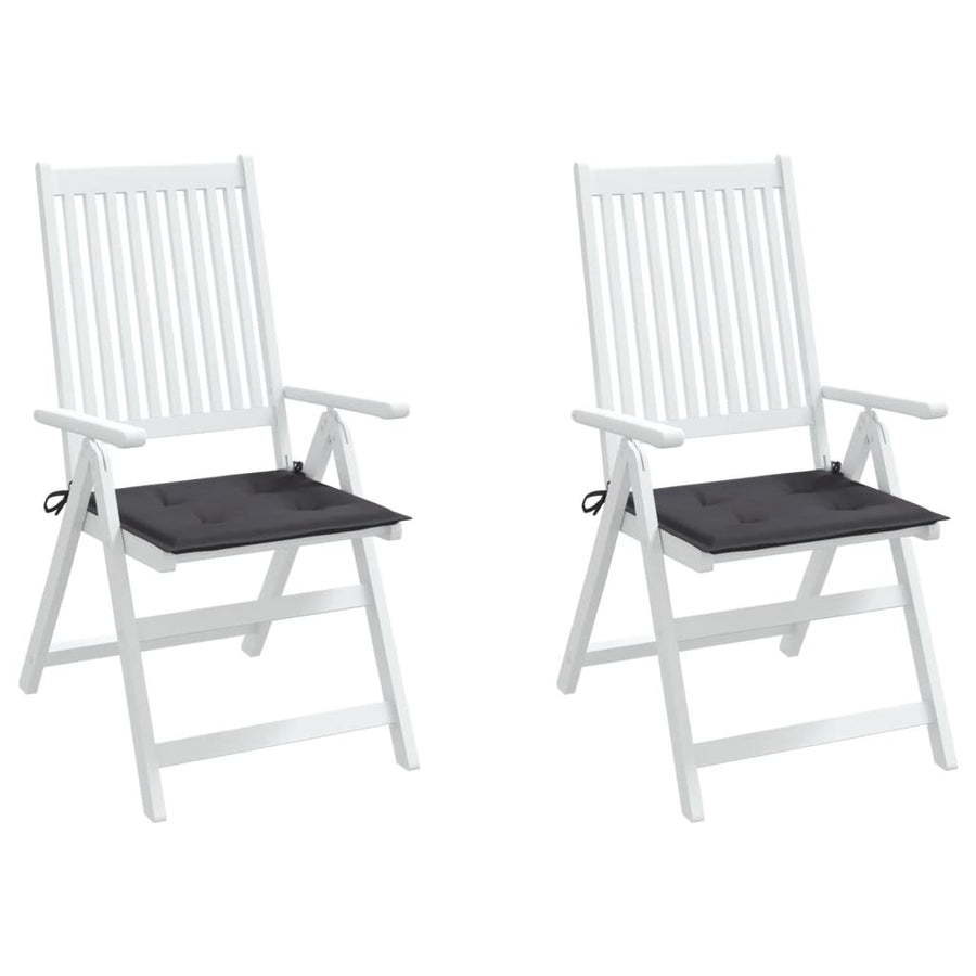 Tuinstoelkussens 2 st 50x50x3 cm oxford stof antracietkleurig 2 50 x 50 x 3 cm Antraciet