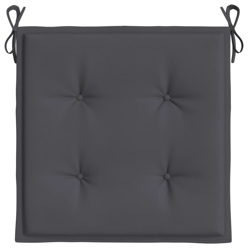 Tuinstoelkussens 2 st 50x50x3 cm oxford stof antracietkleurig 2 50 x 50 x 3 cm Antraciet