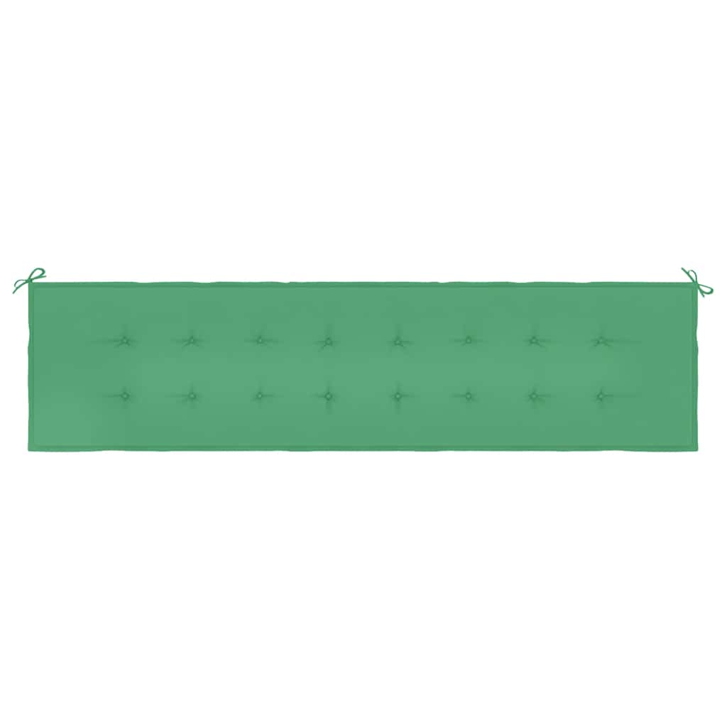 Tuinbankkussen Oxford Stof Groen 200 x 50 x 3 cm