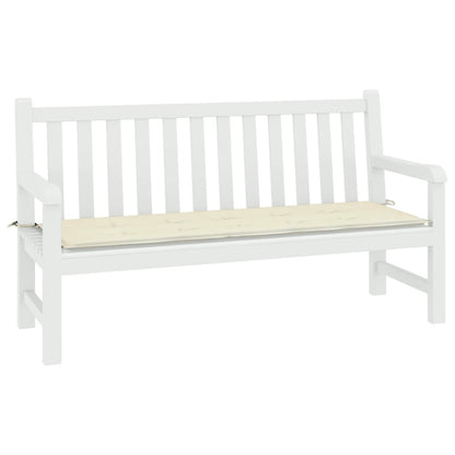 Tuinbankkussen 200x50x3 cm oxford stof crèmekleurig 200 x 50 x 3 cm Crème