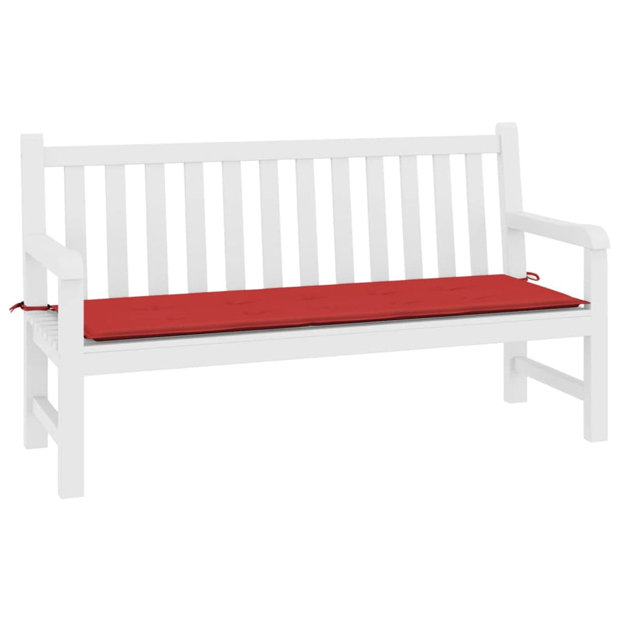 Tuinbankkussen 200X50X3 Cm Oxford Stof Rood 1 200 x 50 x 3 cm