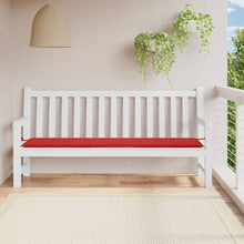 Tuinbankkussen 200X50X3 Cm Oxford Stof Rood 1 200 x 50 x 3 cm