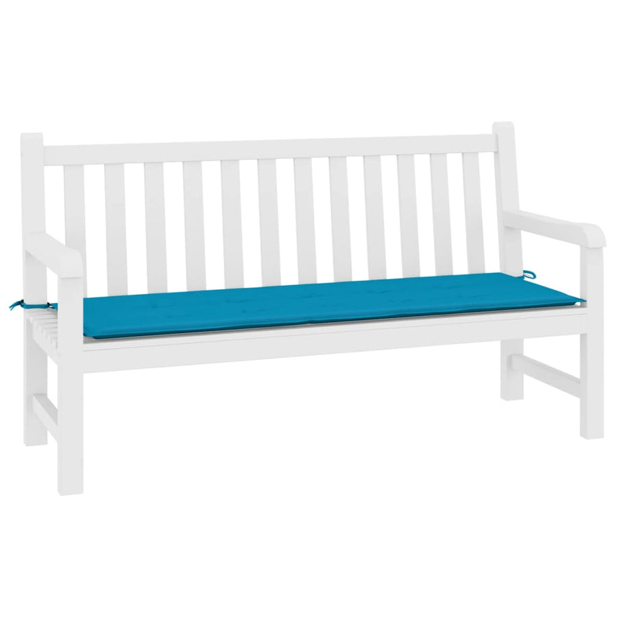 Tuinbankkussen 200x50x3 cm oxford stof blauw