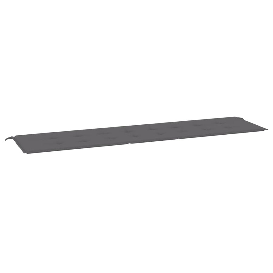 Tuinbankkussen 200X50X3 Cm Oxford Stof Antracietkleurig 1 200 x 50 x 3 cm