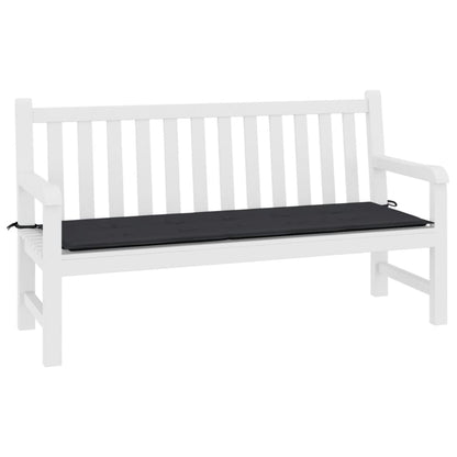 Tuinbankkussen Oxford Stof 200 x 50 x 3 cm Zwart