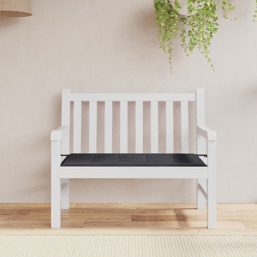 Tuinbankkussen 100X50X3 Cm Oxford Stof Zwart 100 x 50 x 3 cm
