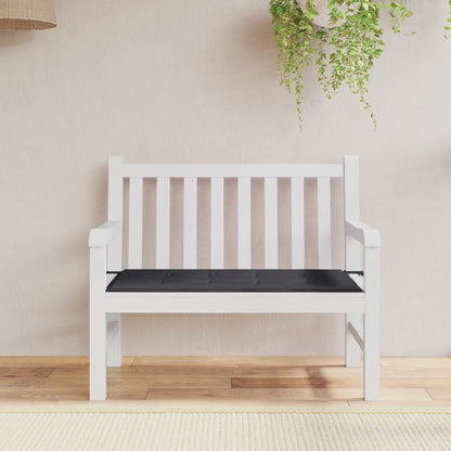 Tuinbankkussen 120x50x3 cm oxford stof zwart 120 x 50 x 3 cm Zwart