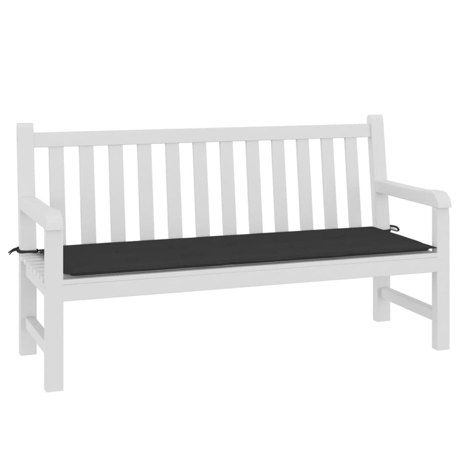 Tuinbankkussen 150x50x3 cm oxford stof zwart 150 x 50 x 3 cm Zwart