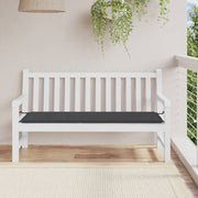 Tuinbankkussen 150x50x4 cm zwart oxford stof