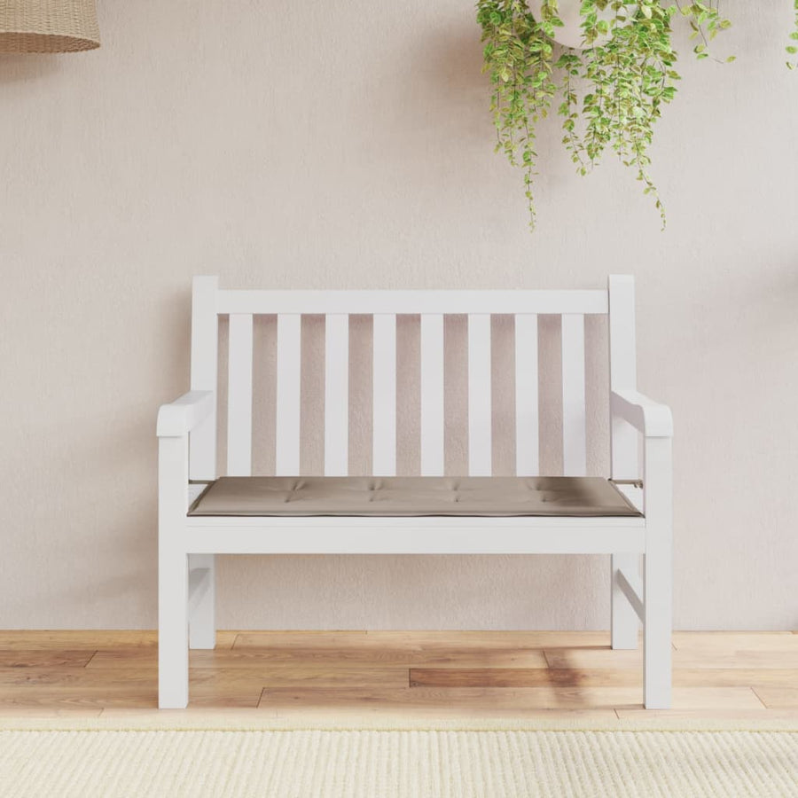 Tuinbankkussen 120x50x3 cm oxford stof taupe 120 x 50 x 3 cm Taupe