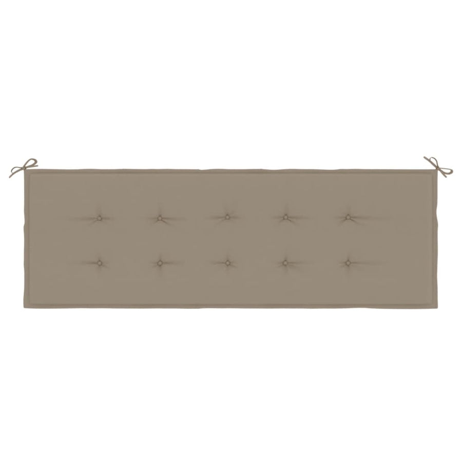 Tuinbankkussen 150x50x3 cm oxford stof taupe 150 x 50 x 3 cm Taupe