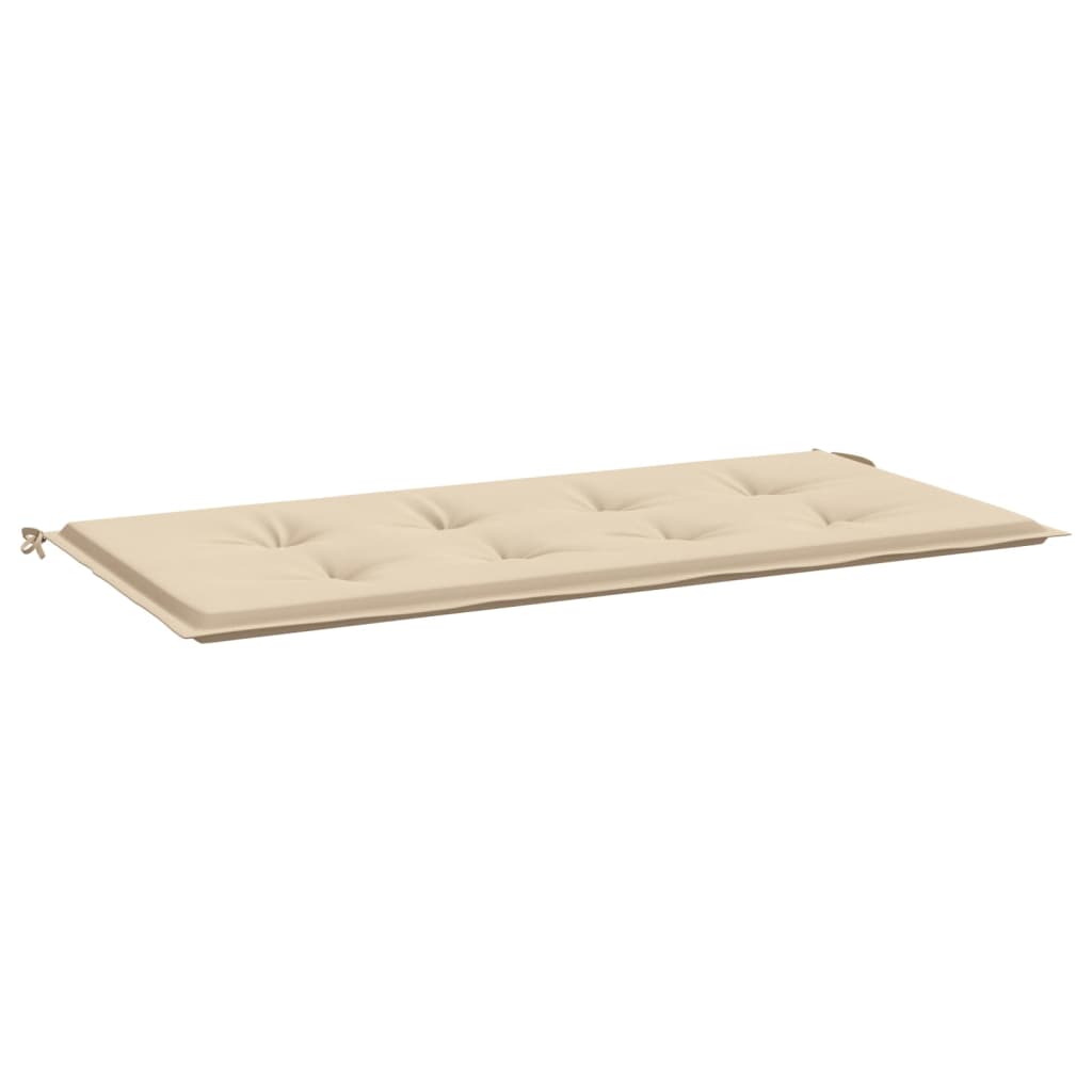 Tuinbankkussen 100x50x3 cm oxford stof beige 100 x 50 x 3 cm Beige