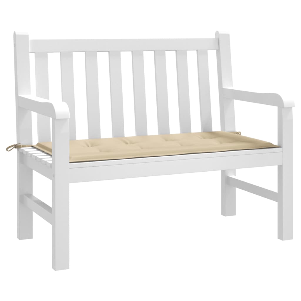 Tuinbankkussen 100x50x3 cm oxford stof beige 100 x 50 x 3 cm Beige