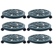 Plantentrolley 38 cm groen kunststof 6 stuks