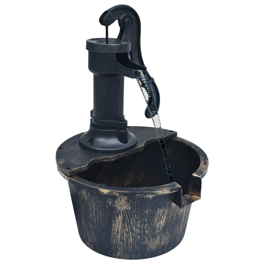 Tuinfontein Vat Met Pomp