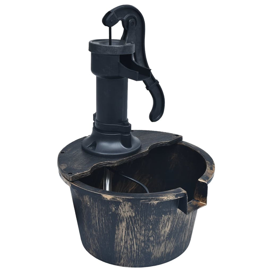 Tuinfontein Vat Met Pomp