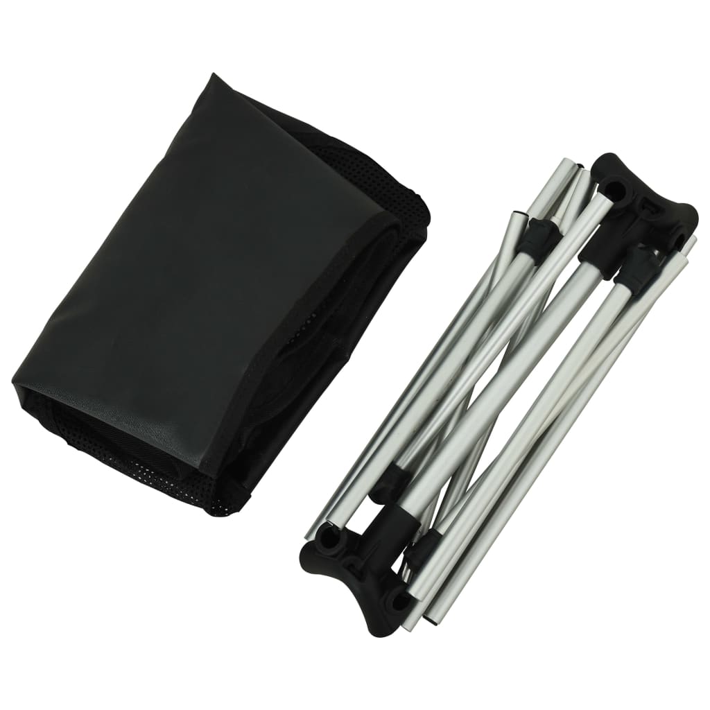 Campingstoelen 2 St Met Draagtas 54X50X65 Cm Aluminium