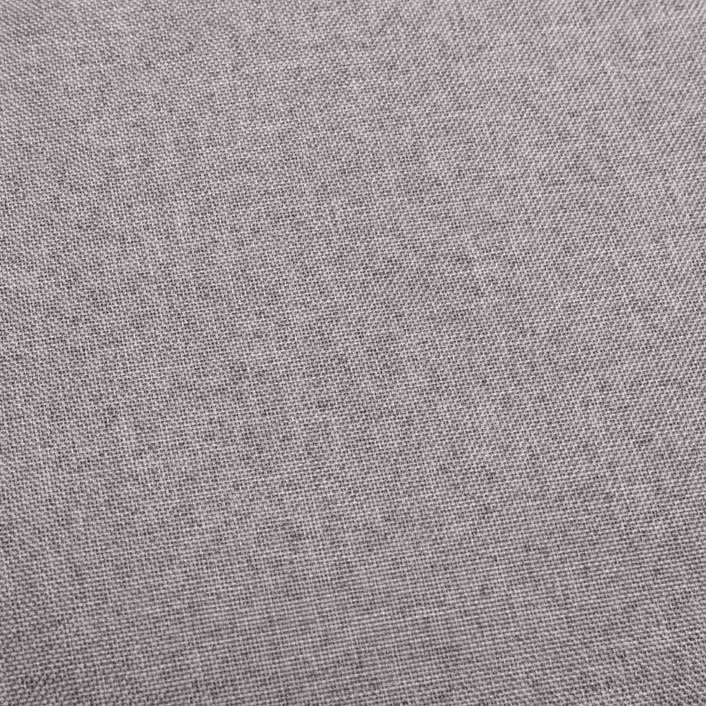 Barstoelen 2 St Stof Lichtgrijs light grey and light brown