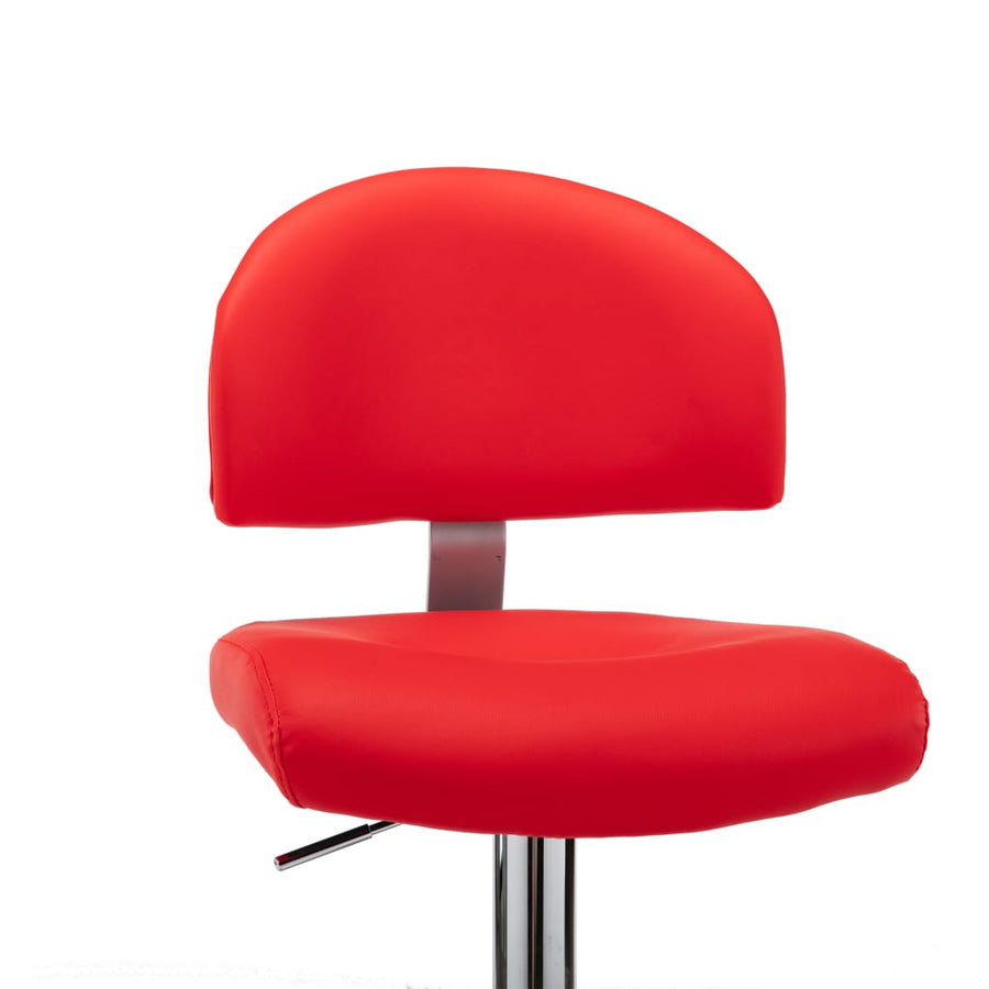 Barkruk Kunstleer Rood 1