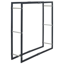 Haardhoutrek Staal Zwart 100 x 25 x 100 cm