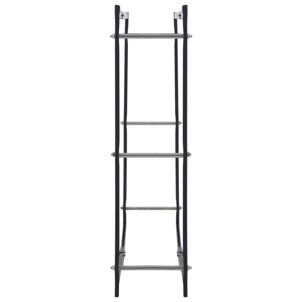 Haardhoutrek Staal Zwart 100 x 25 x 100 cm