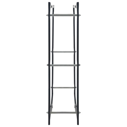 Haardhoutrek Staal Zwart 100 x 25 x 100 cm