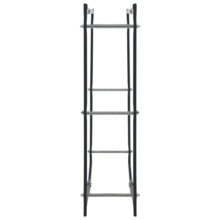 Haardhoutrek Staal Zwart 100 x 25 x 100 cm