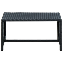 Salontafel 70X40X38 Cm Poly Rattan Zwart