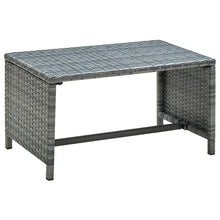 Salontafel 70X40X38 Cm Poly Rattan Antraciet