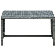 Salontafel 70X40X38 Cm Poly Rattan Antraciet