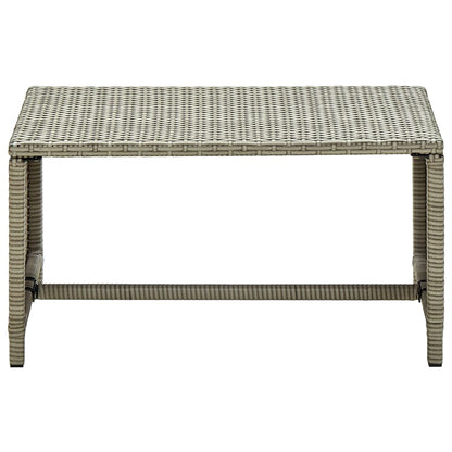 Salontafel 70X40X38 Cm Poly Rattan Beige