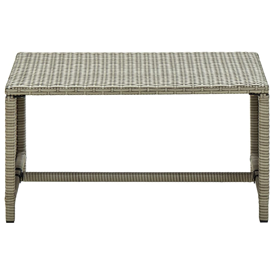 Salontafel 70X40X38 Cm Poly Rattan Beige
