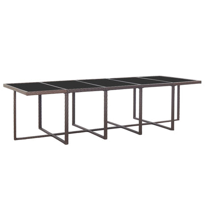 15-Delige Tuinset Met Kussens Poly Rattan Bruin Bruin