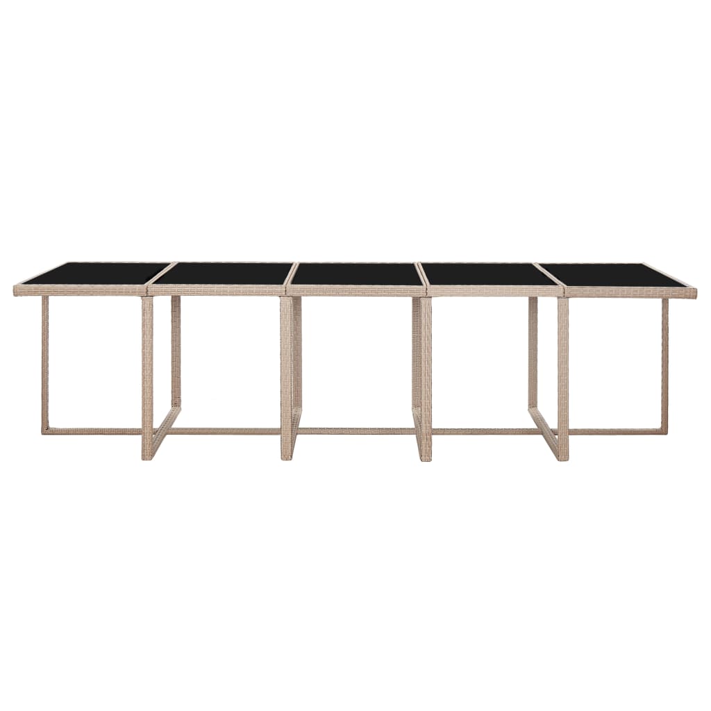 15-Delige Tuinset Met Kussens Poly Rattan 1