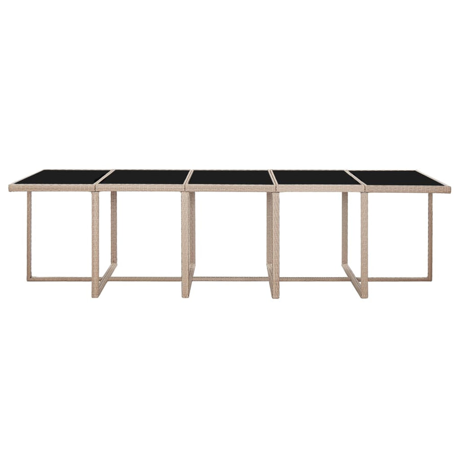 15-Delige Tuinset Met Kussens Poly Rattan 1