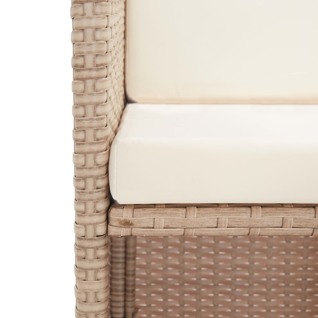 15-Delige Tuinset Met Kussens Poly Rattan 1