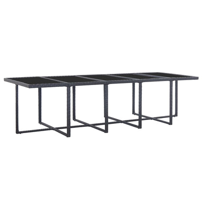 15-Delige Tuinset Met Kussens Poly Rattan Zwart 1
