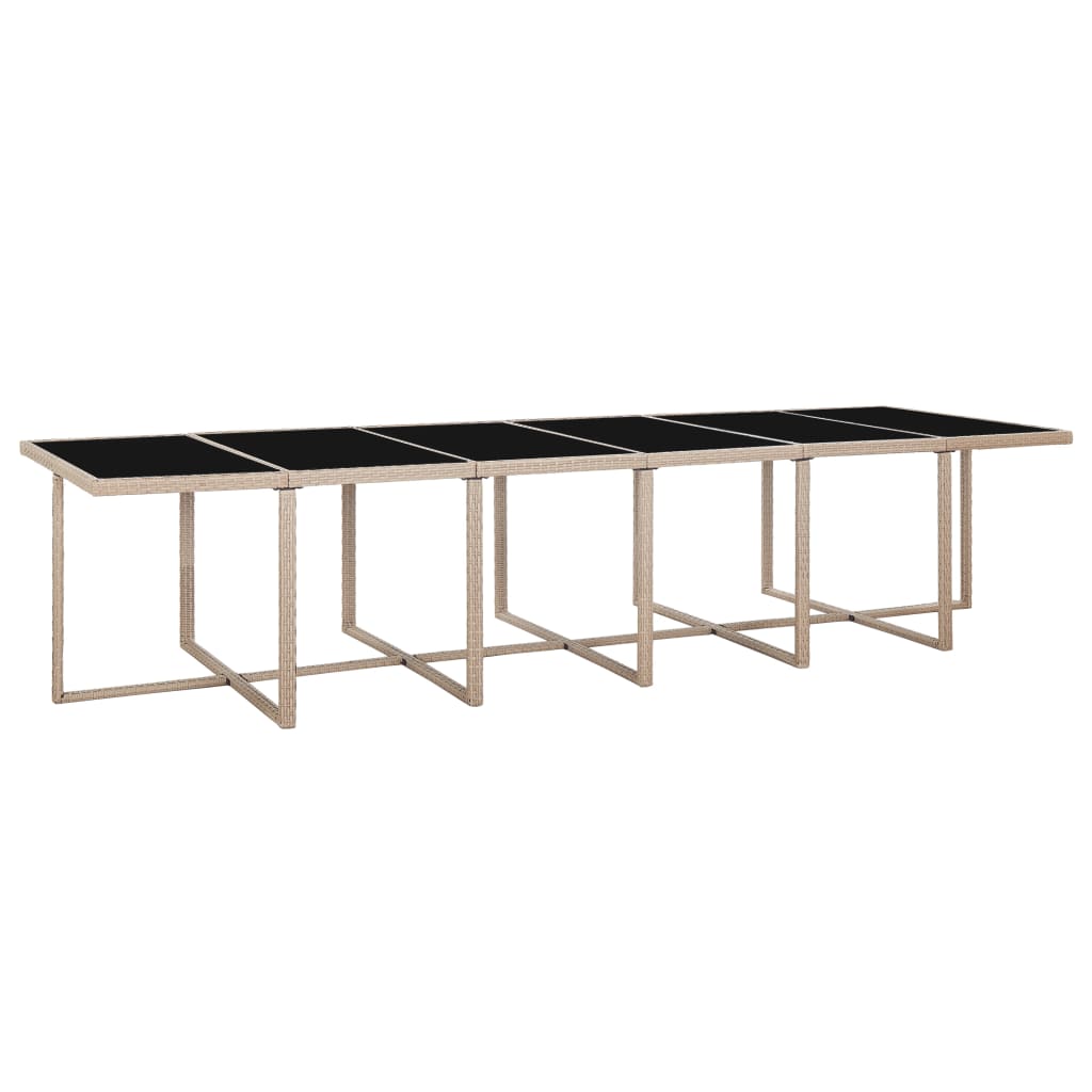 17-Delige Tuinset Met Kussens Poly Rattan 13