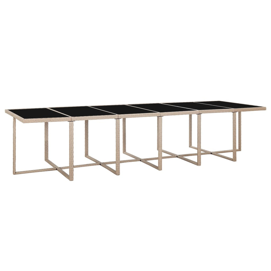 17-Delige Tuinset Met Kussens Poly Rattan 13
