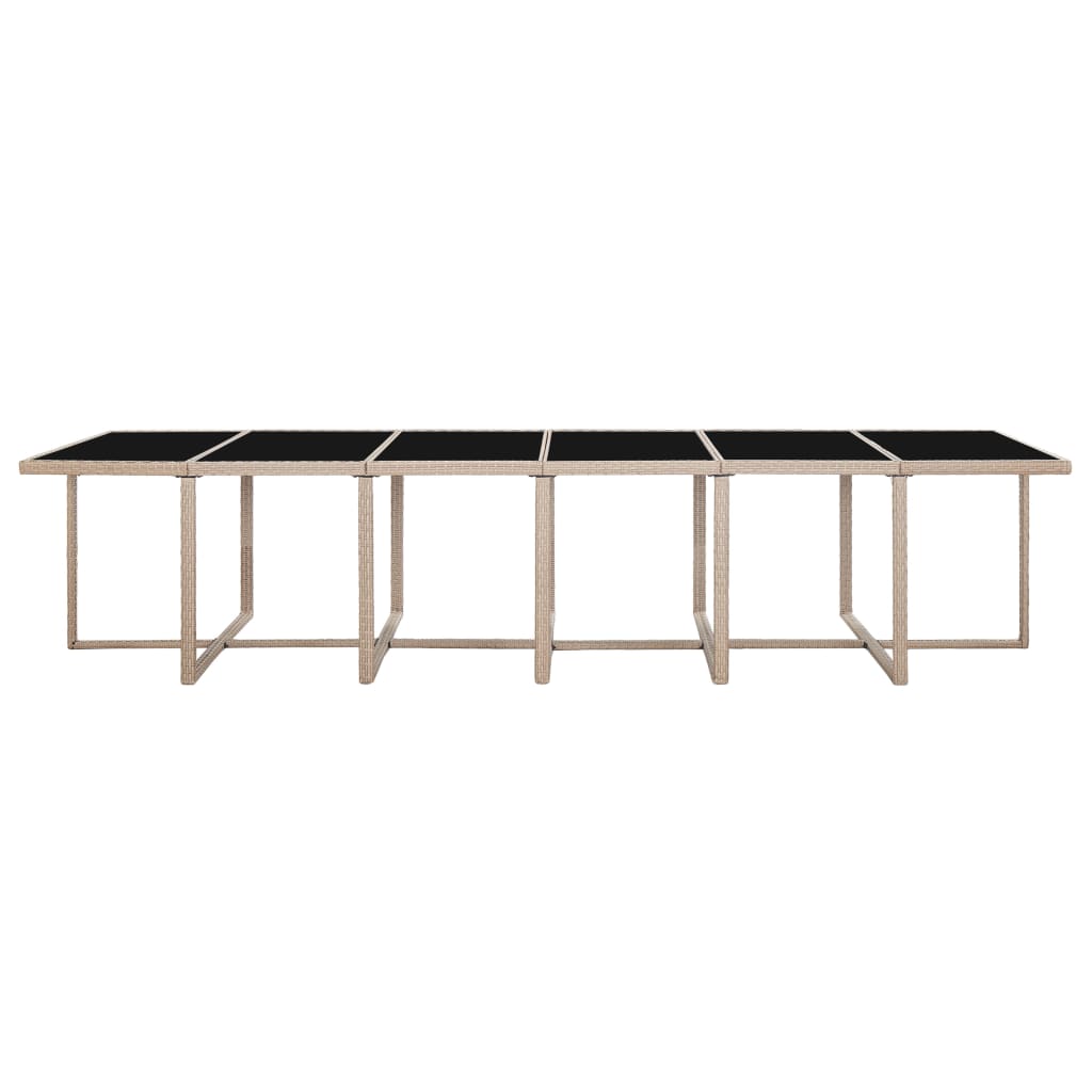 17-Delige Tuinset Met Kussens Poly Rattan 13