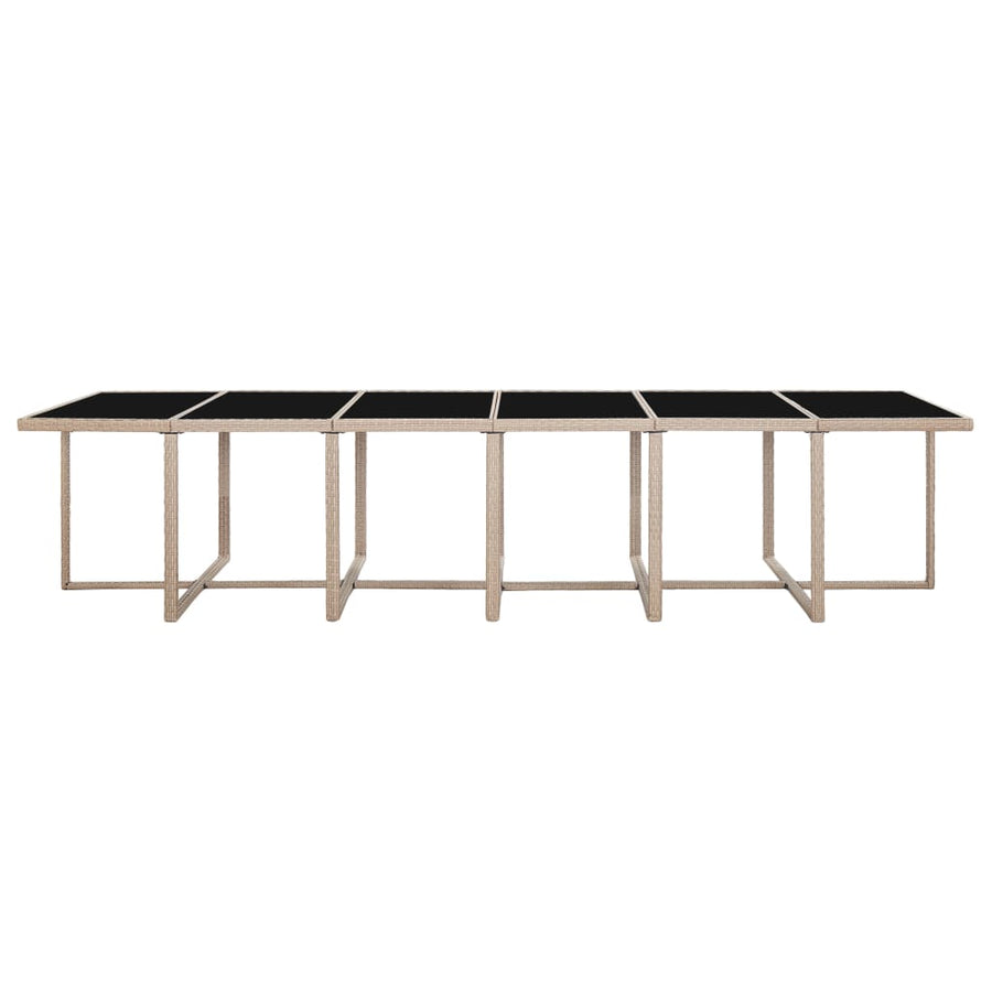 17-Delige Tuinset Met Kussens Poly Rattan 13
