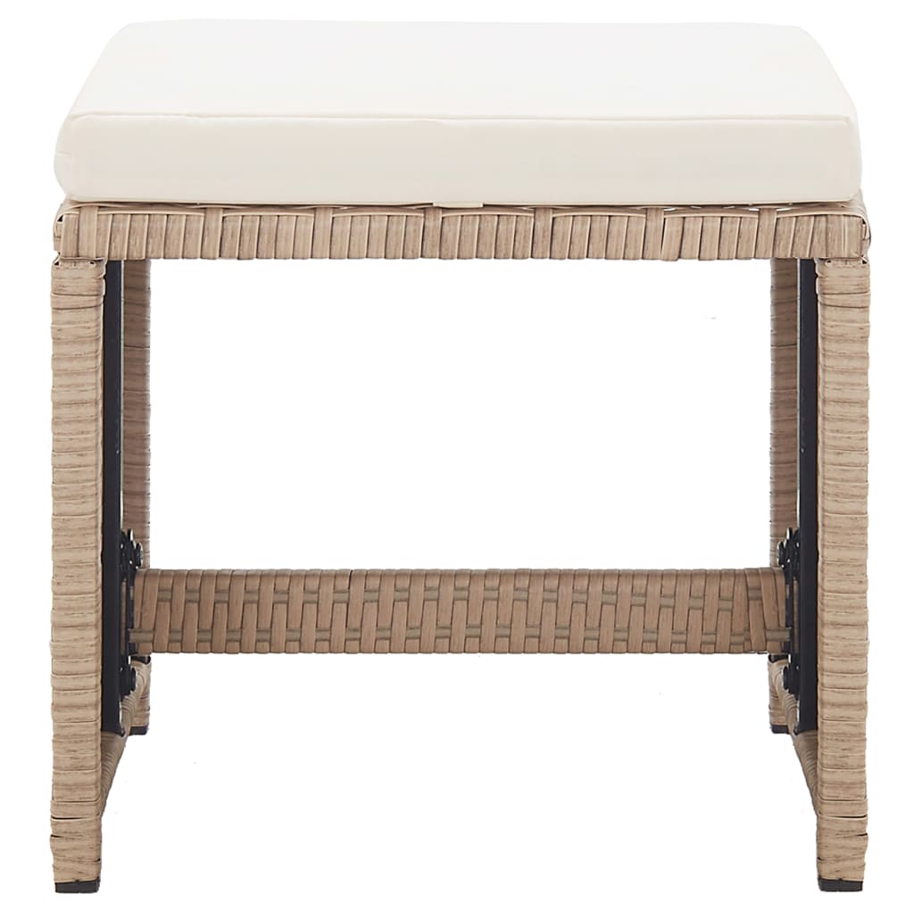17-Delige Tuinset Met Kussens Poly Rattan 13