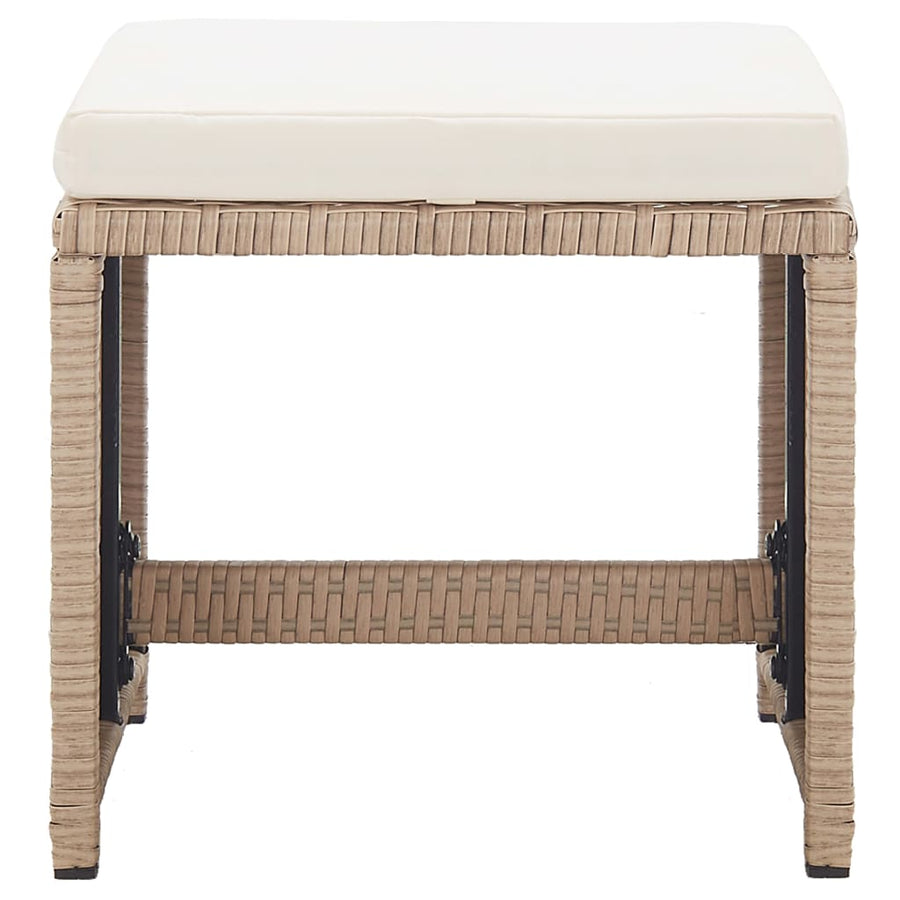 17-Delige Tuinset Met Kussens Poly Rattan 13