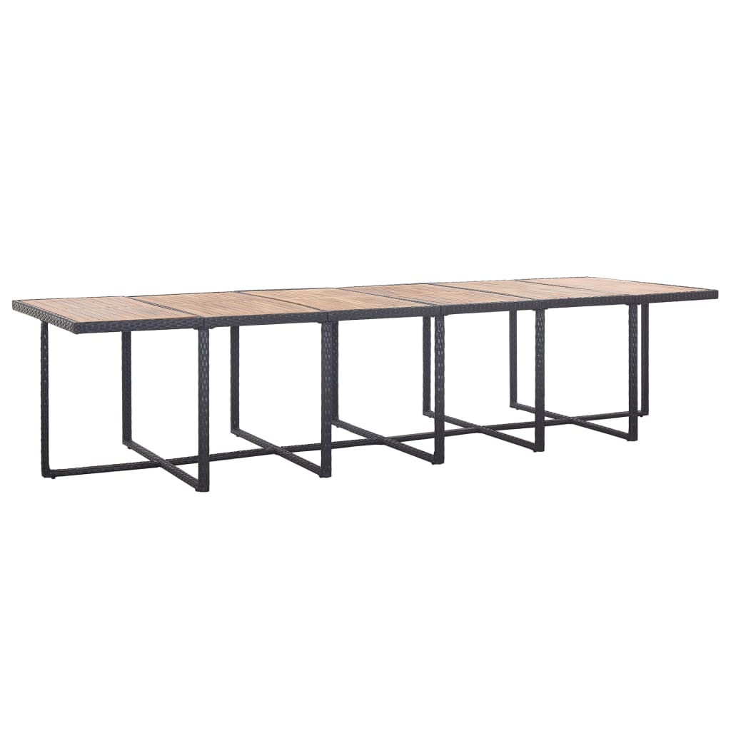 17-Delige Tuinset Met Kussens Poly Rattan 13