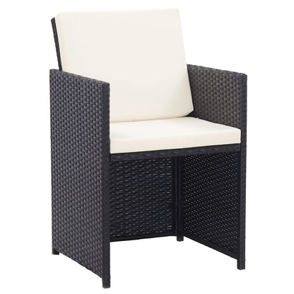 17-Delige Tuinset Met Kussens Poly Rattan 13