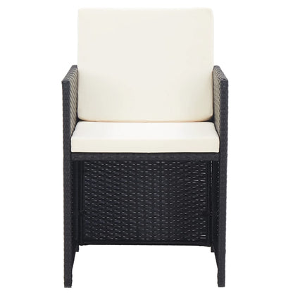 17-Delige Tuinset Met Kussens Poly Rattan 13