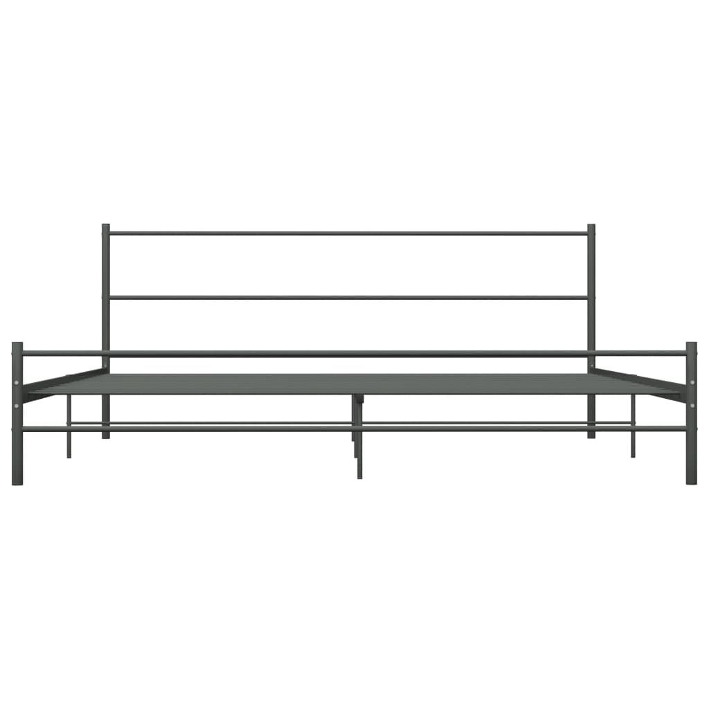 Bedframe Metaal 180 x 200 cm Grijs