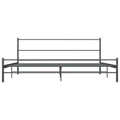 Bedframe Metaal 180 x 200 cm Grijs